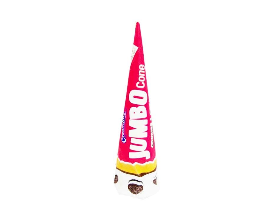 Creamline Creamy Ice Cream Jumbo Cone Cookies & Cream 140mL