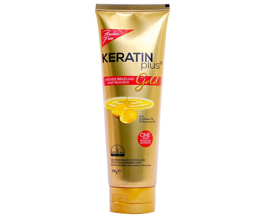 Keratin Plus Gold With Sunflower Oil & Rosemary Oil 200g