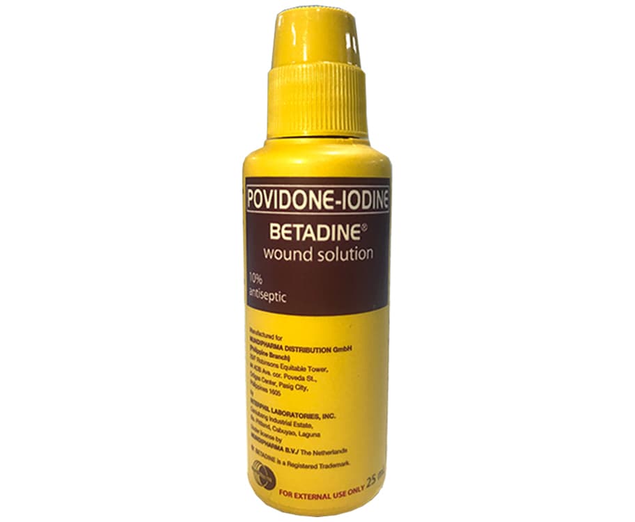 Povidone-Iodine Betadine Wound Solution 25mL