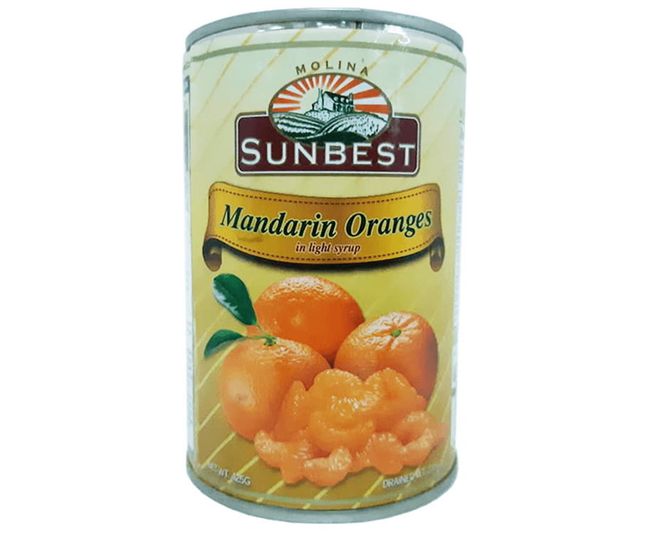 Molina Sunbest Mandarin Oranges in Light Syrup 425g