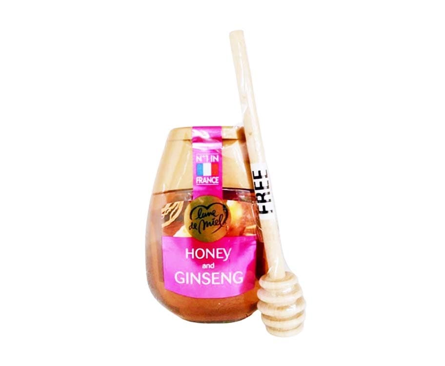 Lune De Miel Honey & Ginseng + Free Honey Dipper 250g