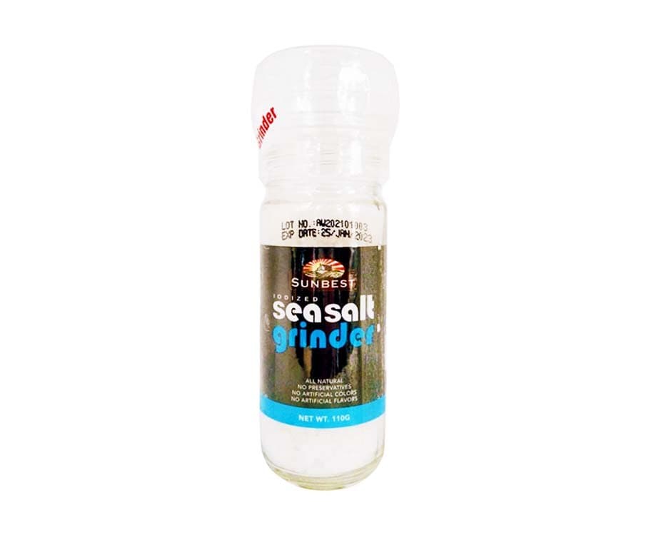 Sunbest Iodized Seasalt Grinder 110g