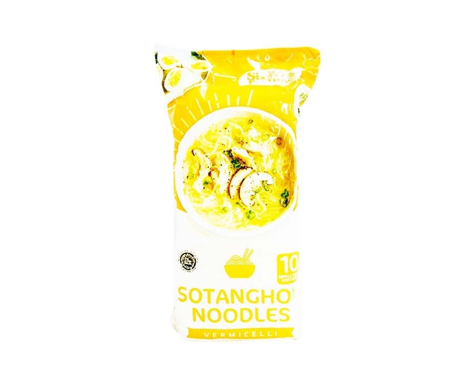 Six Fortune Sotanghon Noodles Vermicelli (10 Single Serve Portions x 50g) 500g