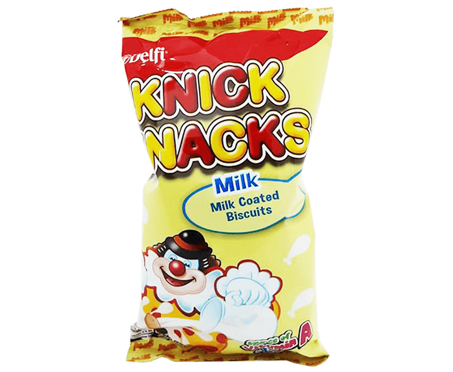 Delfi Knick Knacks Milk Coated Biscuits 50g