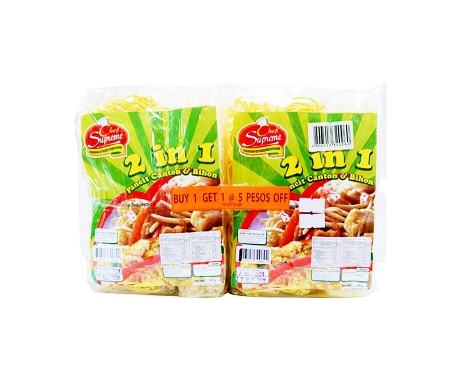 Chef Supreme 2-in-1 Pancit Canton & Bihon 400g