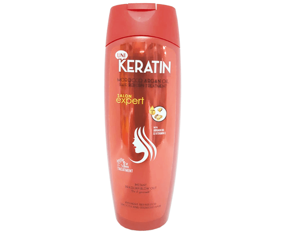 Uni Keratin Morroco Argan Oil Hair Reborn Treatment Salon Expert 200g