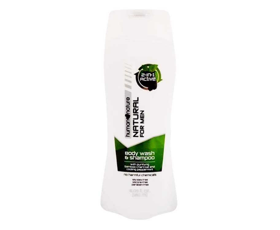 Human Nature Natural For Men Body Wash & Shampoo 180mL