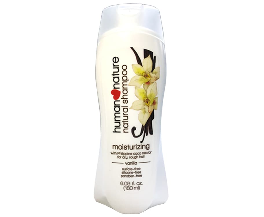 Human Nature Natural Shampoo Moisturizing Vanilla 180mL