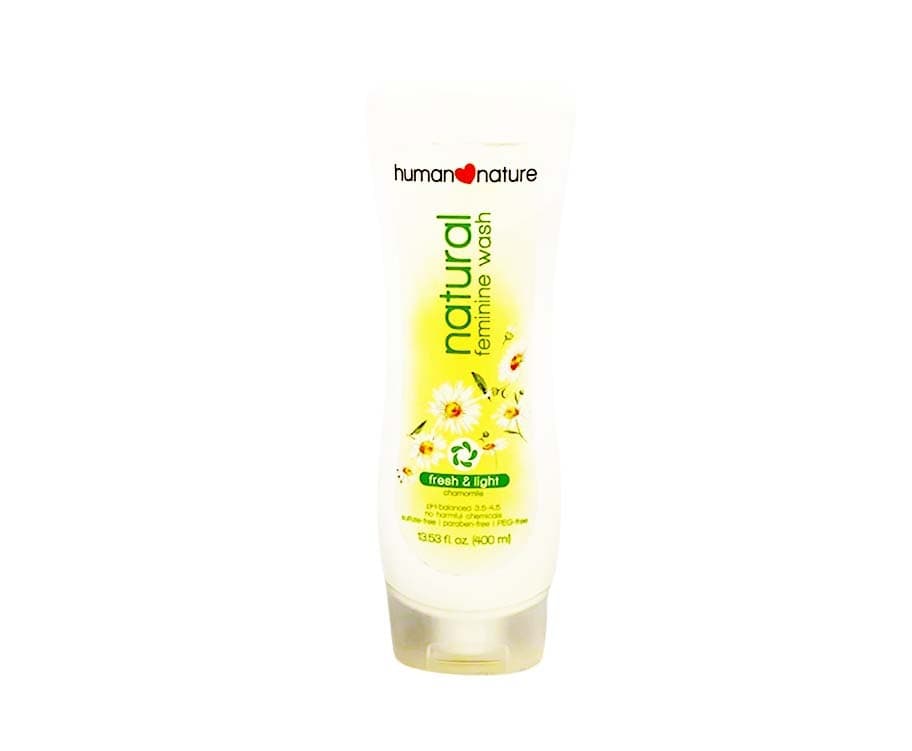 Human Nature Natural Feminine Wash Fresh & Light Chamomile 400mL