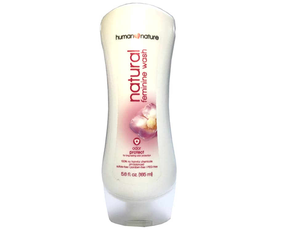 Human Nature Natural Feminine Wash Odor Protect 165mL