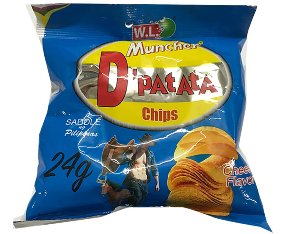 W.L. Muncher D'Patata Chips Cheese Flavor 24g