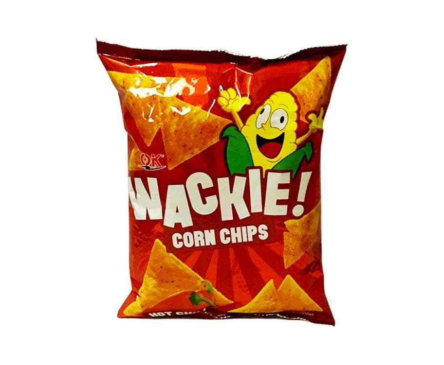 OK Wackie! Corn Chips Hot Chili Flavor 100g