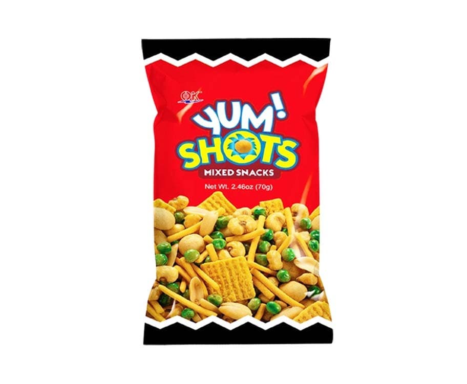 OK Yum! Shots Mixed Snacks 2.46oz 70g