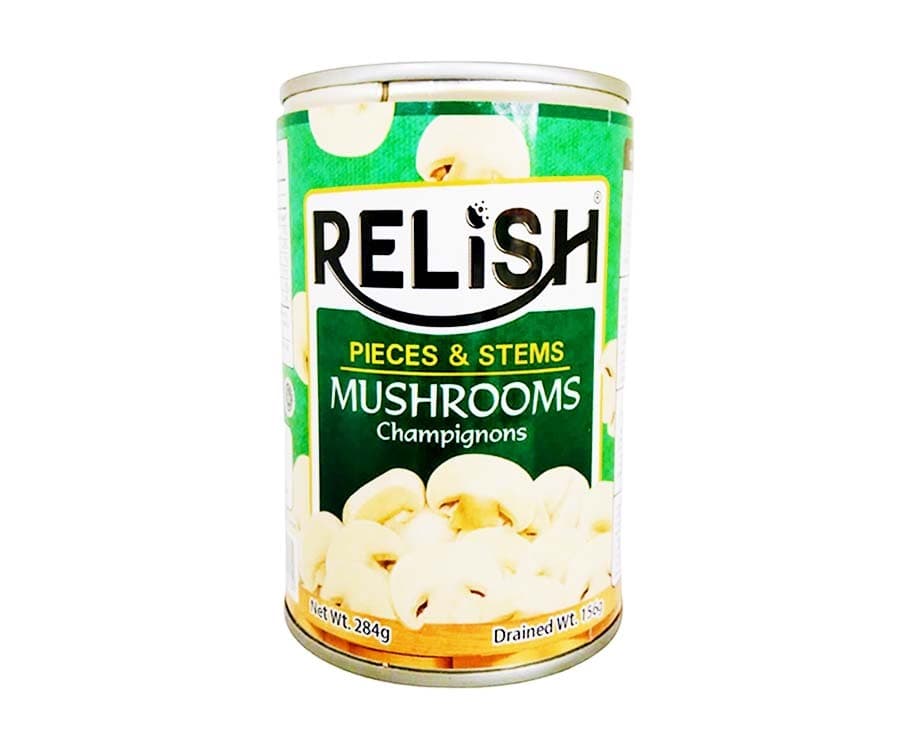 Relish Pieces & Stems Mushrooms Champignons 284g