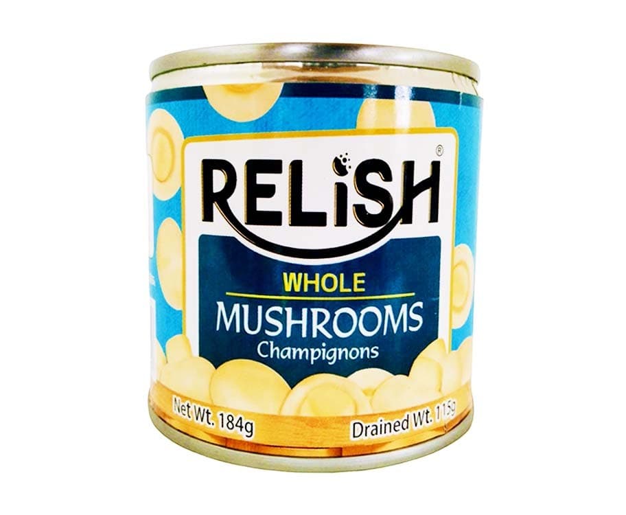 Relish Whole Mushrooms Champignons 184g