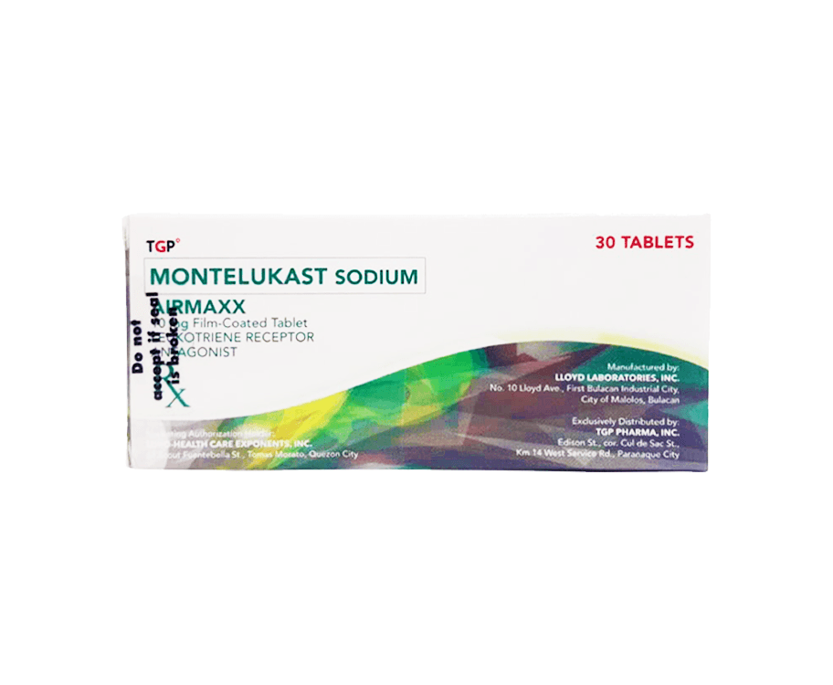 TGP Montelukast Sodium Airmaxx 10mg Film-Coated 30 Tablets
