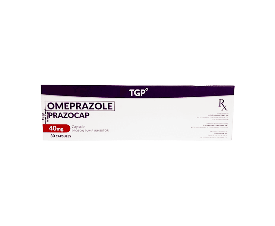 TGP Omeprazole Prazocap 40mg 30 Capsules