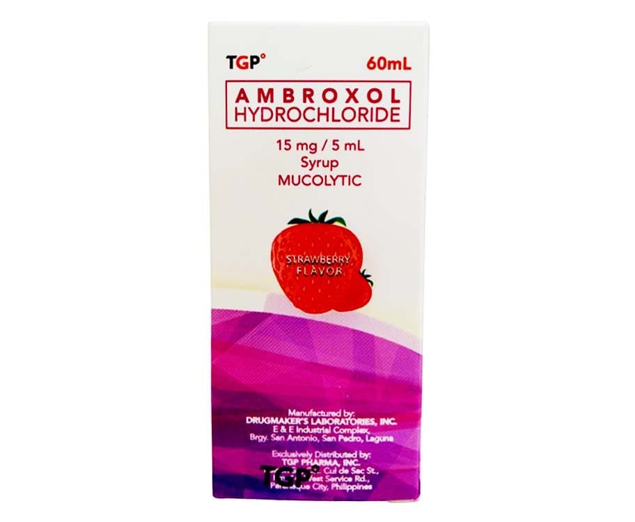 TGP Ambroxol Hydrochloride 15mg/ 5mL Syrup 60mL