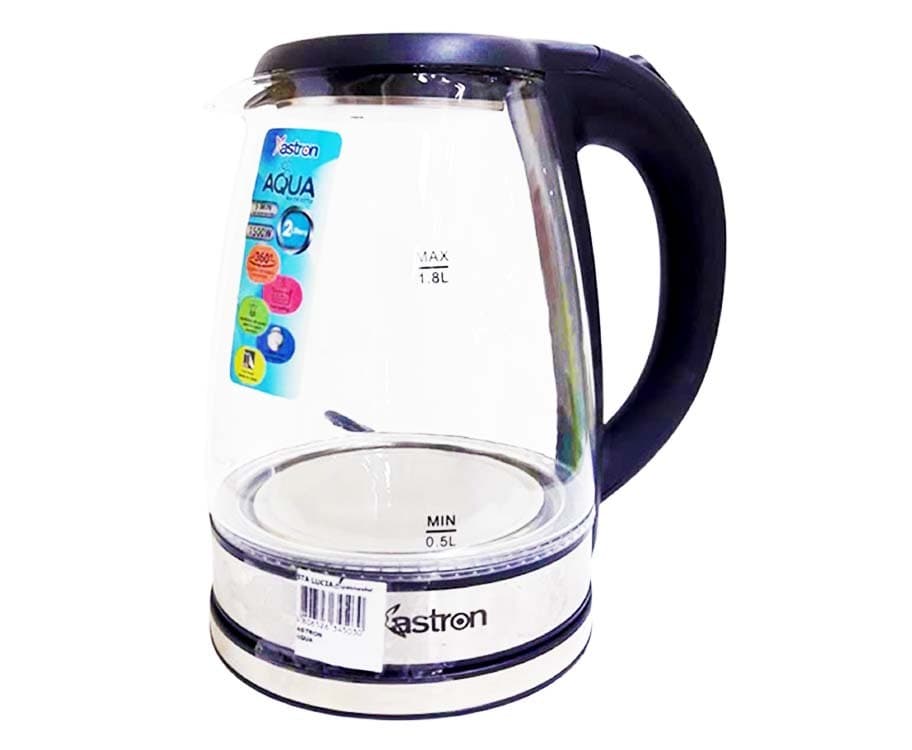 Astron Aqua Water Kettle 2Liters 25cm x 21.3cm x 21cm