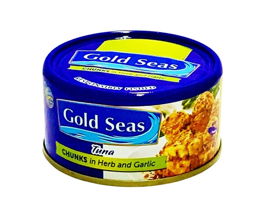 Gold Seas Tuna Chunks in Herb & Garlic 185g