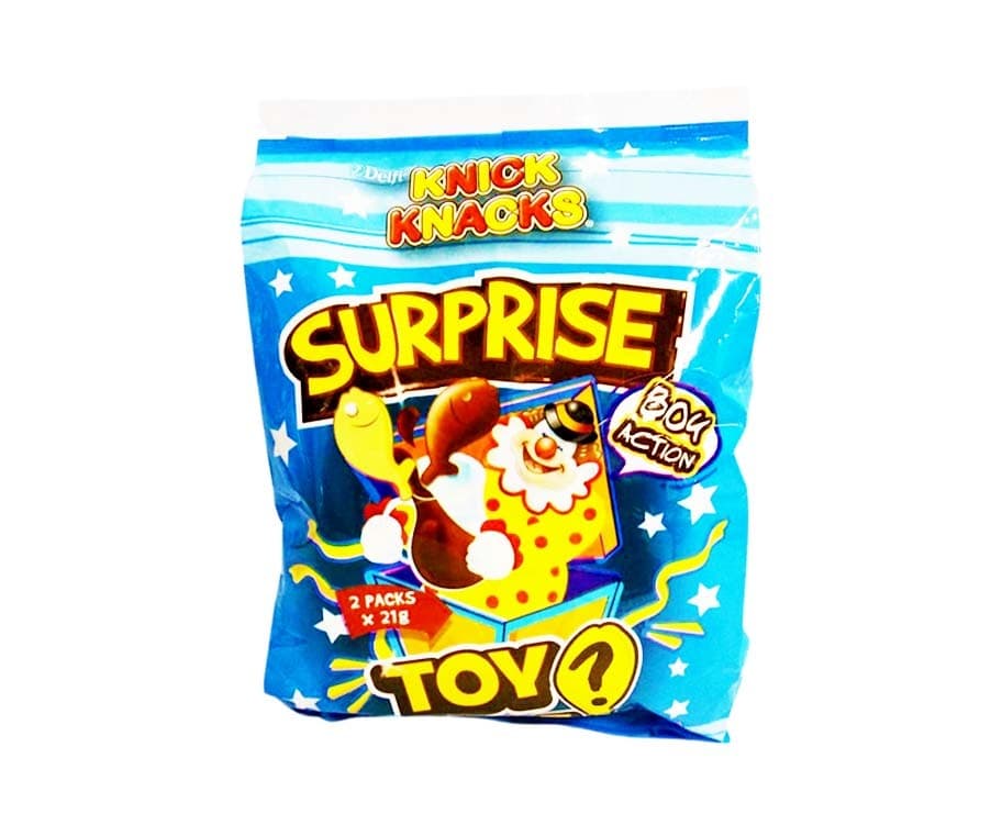 Delfi Knick Knacks Surprise (2 Packs x 21g) + Free Toy Inside