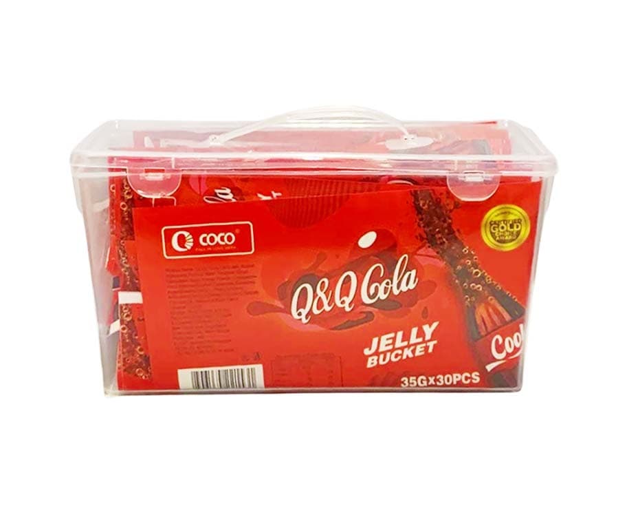 Coco Q&Q Cola Jelly Bucket (30 Packs x 35g)