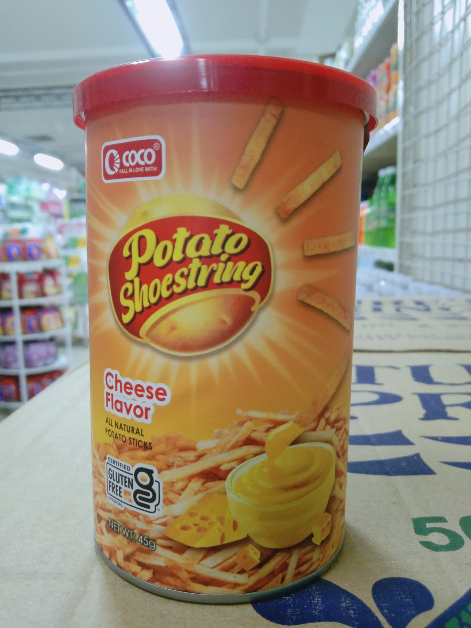 Coco Potato Shoestring Cheese Flavor 45g