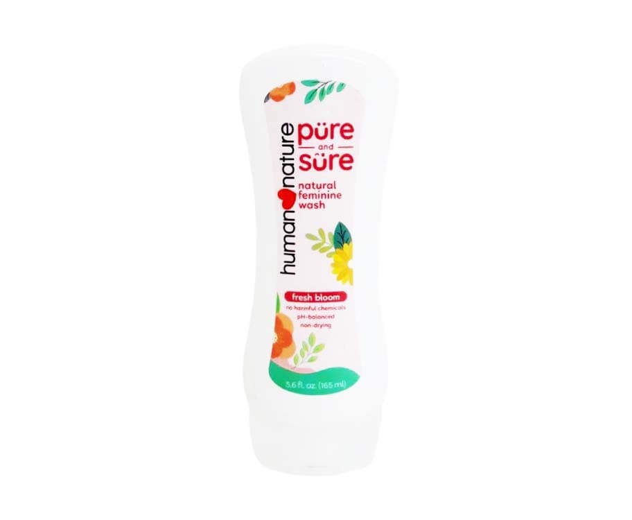 Human Nature Pure and Sure Natural Feminine Wash Fresh Bloom 165mL