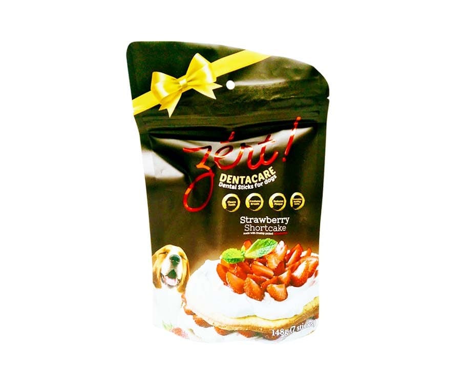 Zert Dentacare Strawberry Shortcake (Dental Sticks for Dogs) 7 Sticks 148g