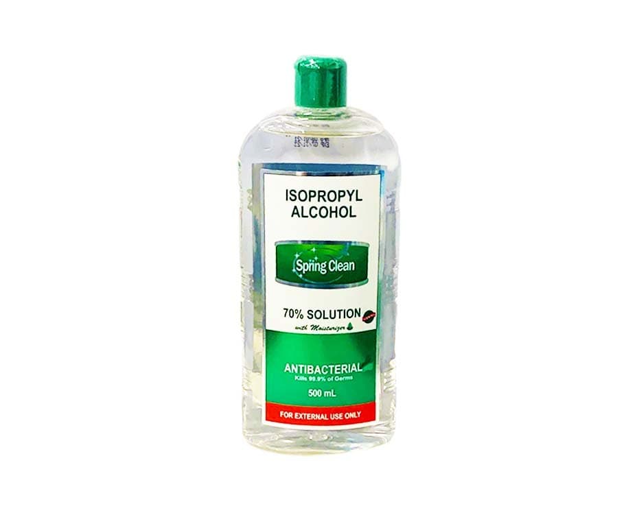 Spring Clean Isopropyl Alcohol 70% Solution with Moisturizer Scented Antibacterial 500mL