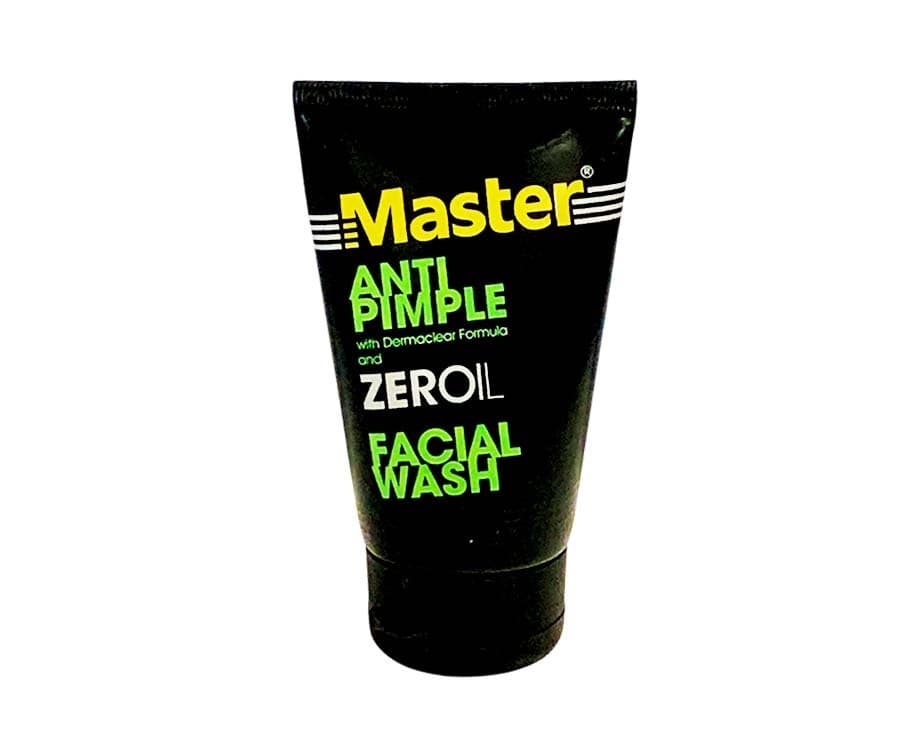 Master Anti Pimple with Dermaclear Formula and Zeroil Facial Wash 50g