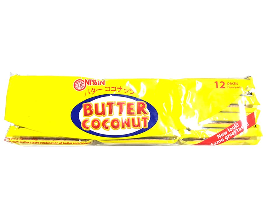 Nissin Butter Coconut (12 Packs x 14g)