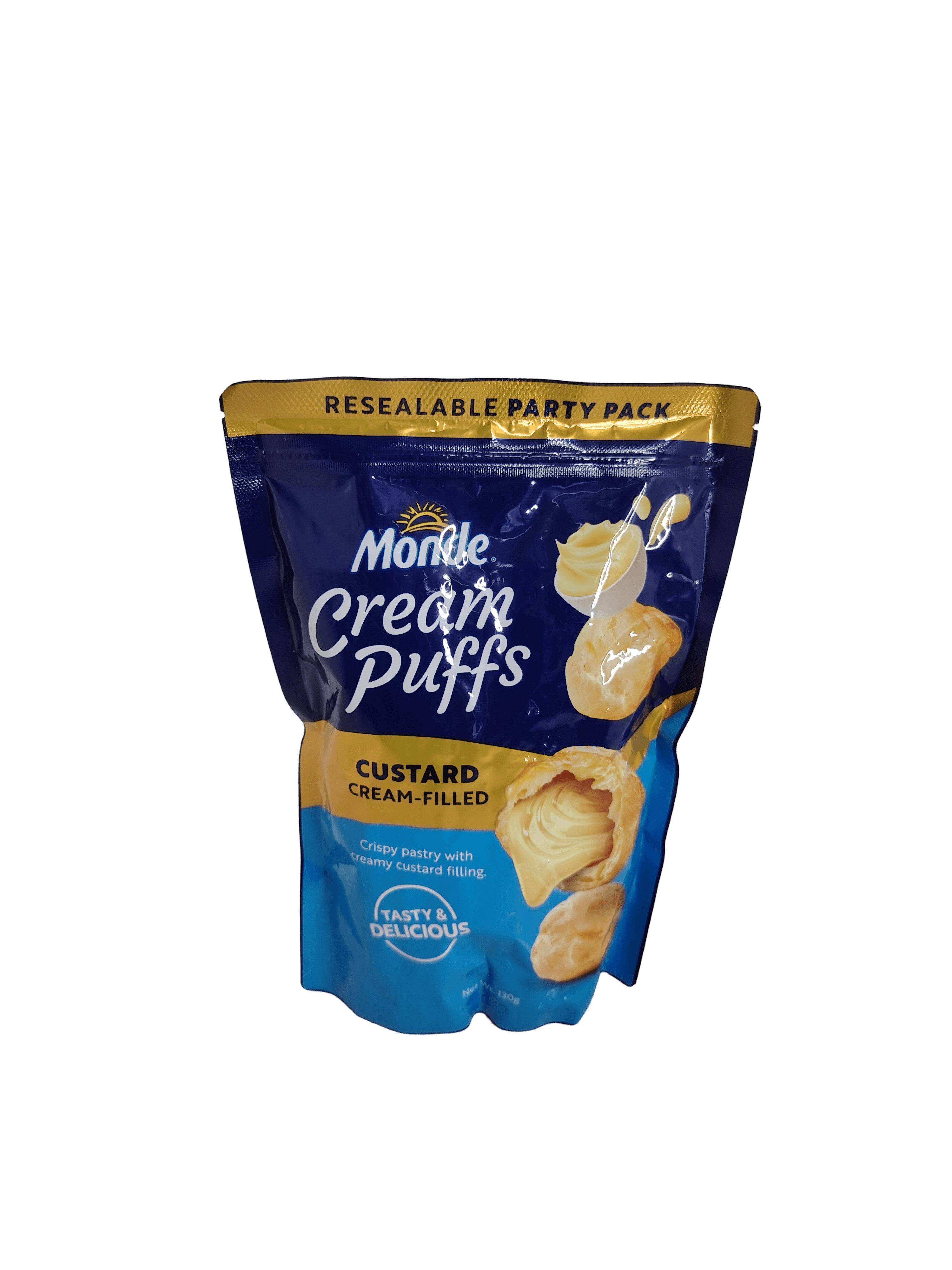 Monde Cream Puffs Custard Cream-Filled 130g