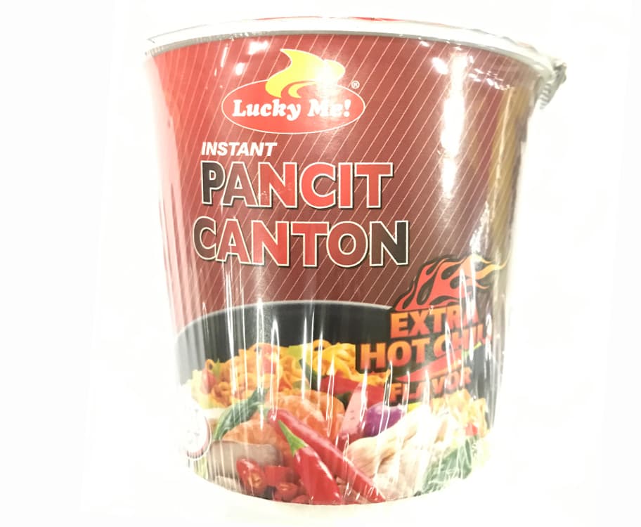 Lucky Me! Instant Pancit Canton Go Cup Extra Hot Chili Flavor 70g