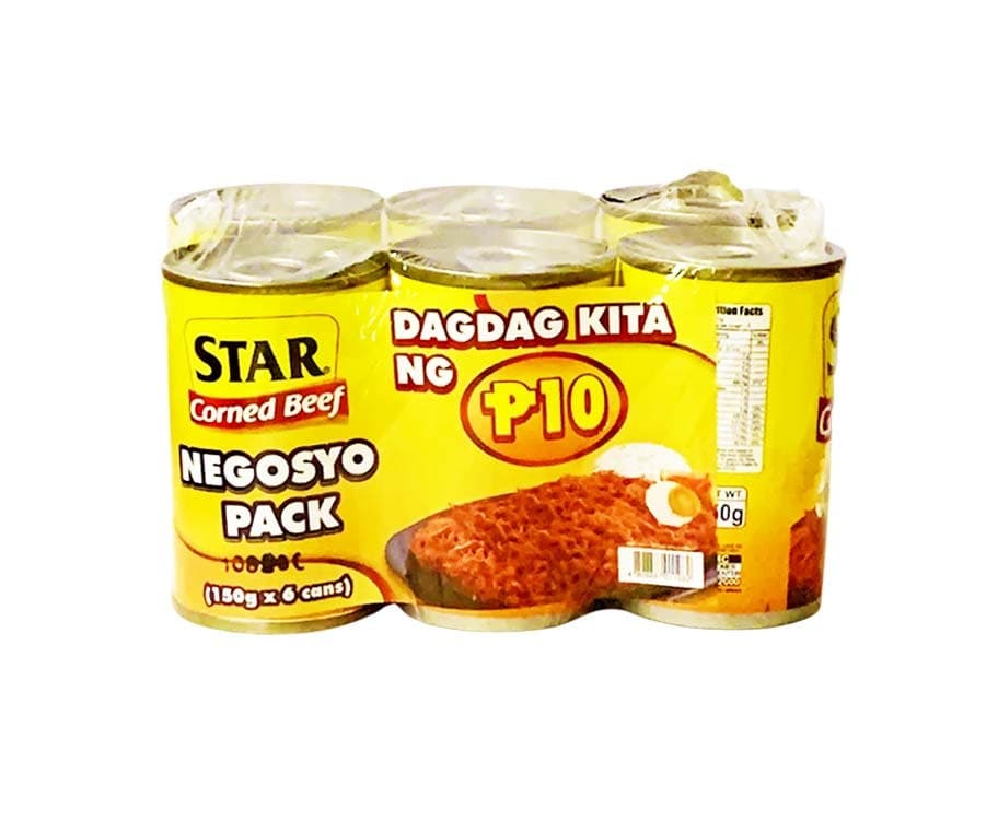 Star Corned Beef Negosyo Pack (6 Packs x 150g)