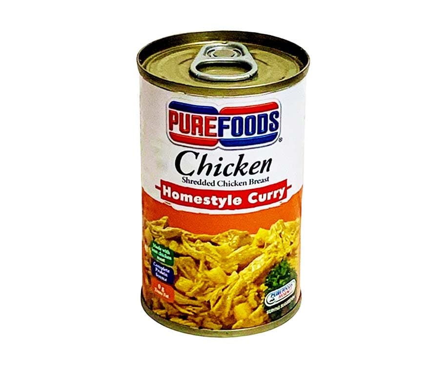 Purefoods Chicken Shredded Chicken Breast Homestyle Curry 150g