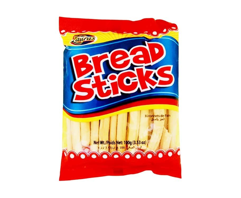 Laura's Bread Sticks 100g (3.53 Oz)
