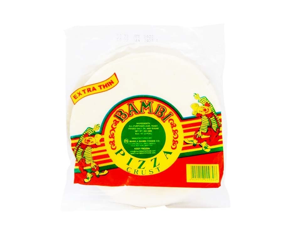Bambi Pizza Crust Extra Thin 2 Pieces (10") 200g