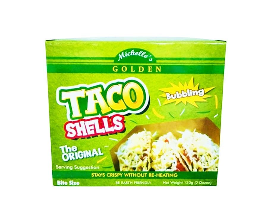 Michelle's Golden Taco Shells Bubbling Bite Size 120g