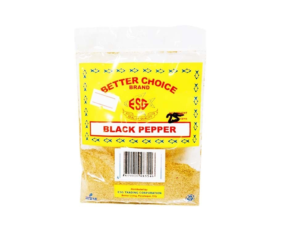 ESG Better Choice Black Pepper Ground 25g