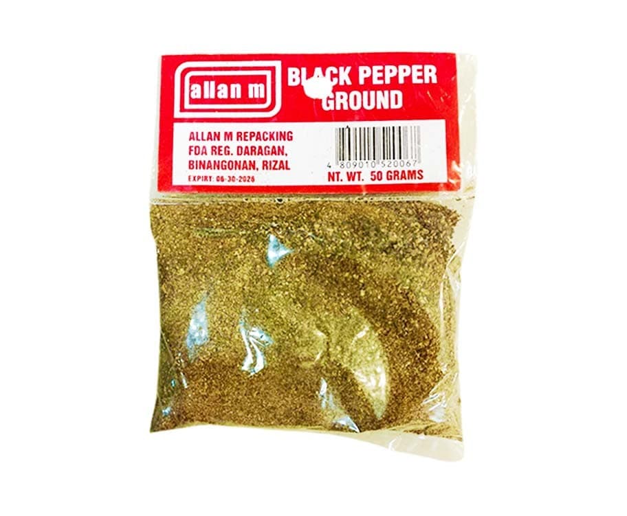 Allan M Black Pepper Ground 50g