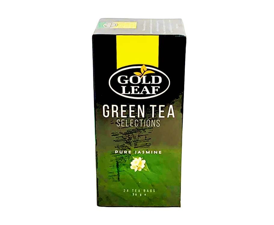Gold Leaf Green Tea Selections Pure Jasmine 24 Tea Bags 36g
