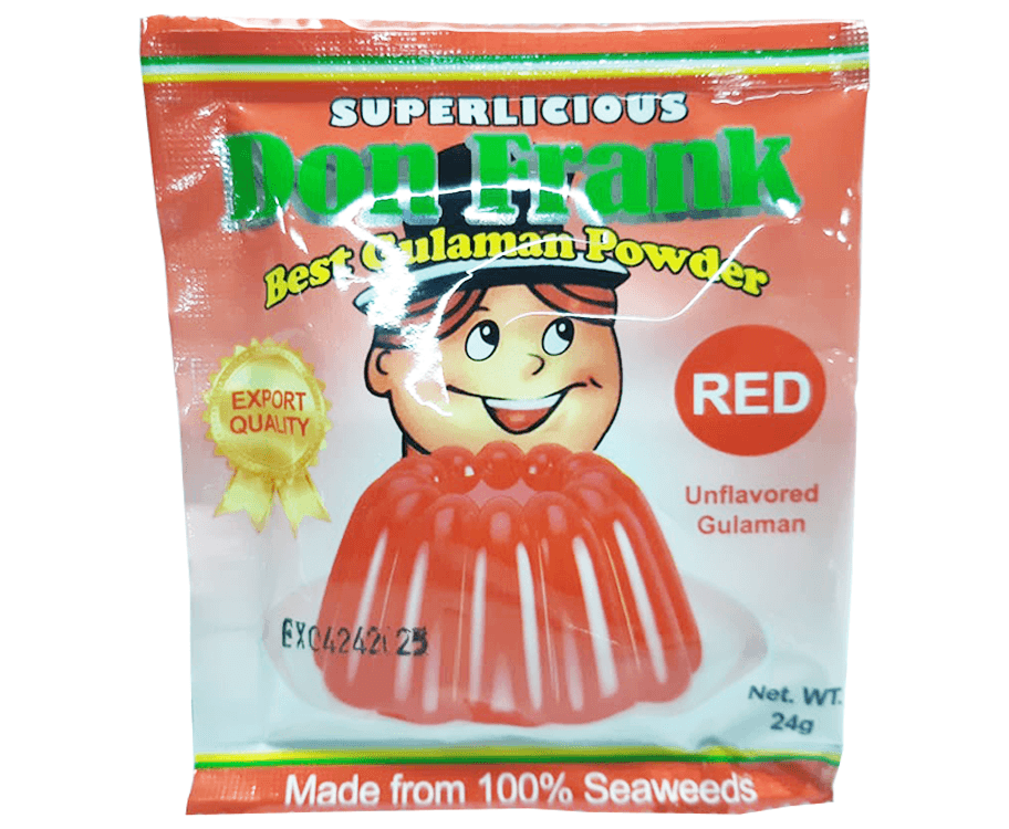 Superlicious Don Frank Best Gulaman Powder Red Unflavored 24g