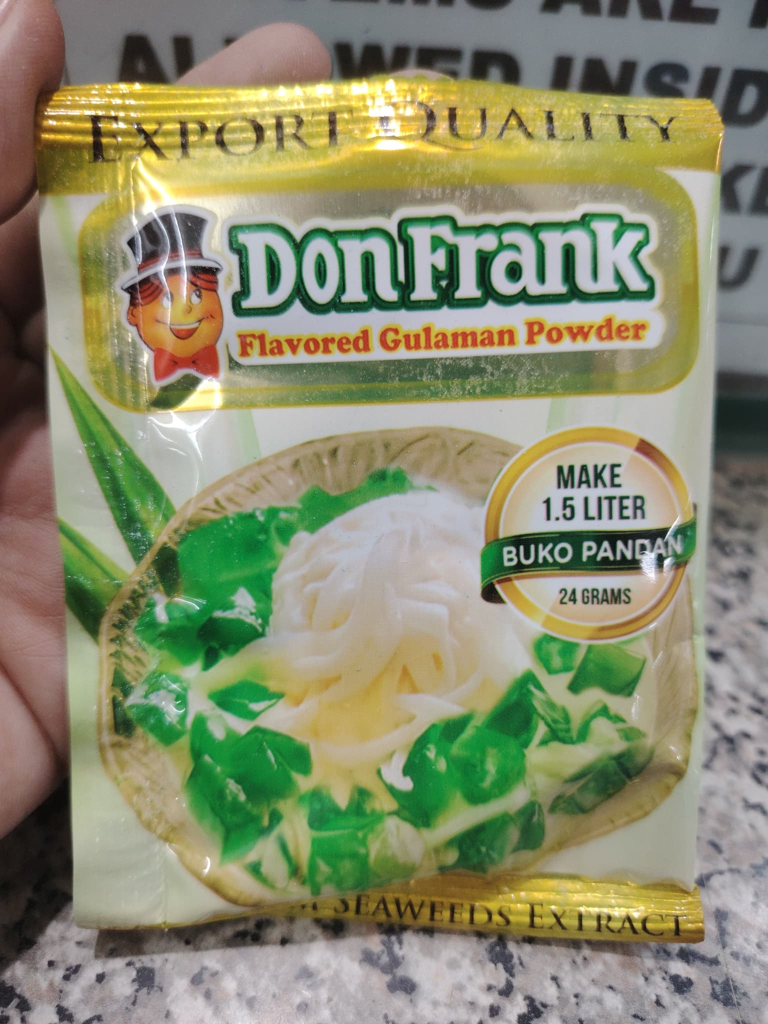 Superlicious Don Frank Best Gulaman Powder Buko Pandan 24g