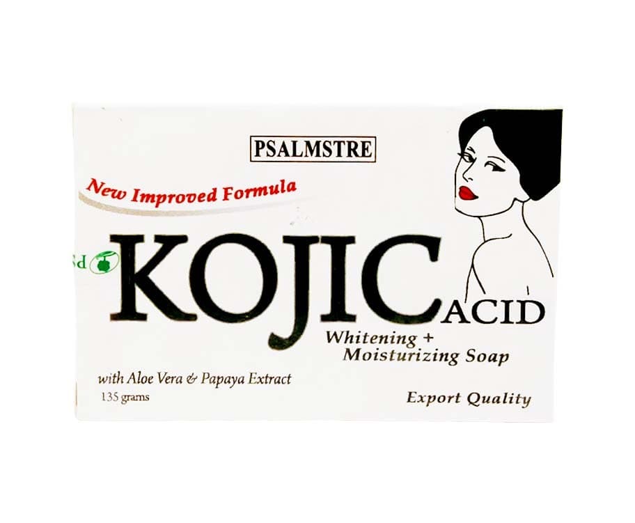 Psalmstre Kojic Acid Whitening + Moisturizing Soap with Aloe Vera & Papaya Extract 135g