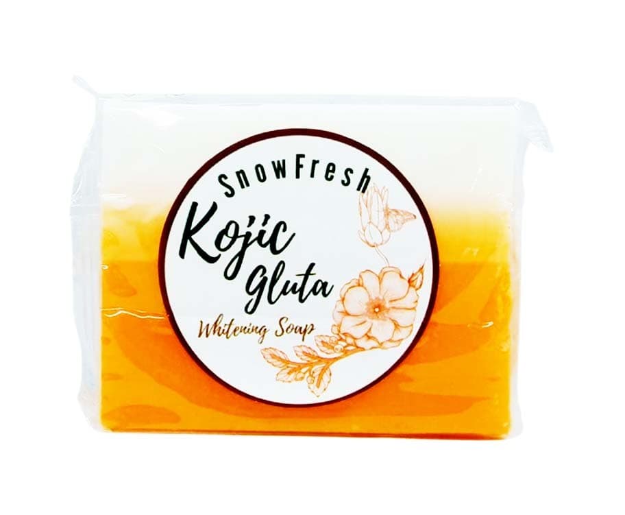 Snow Fresh Kojic Gluta Whitening Soap 90g