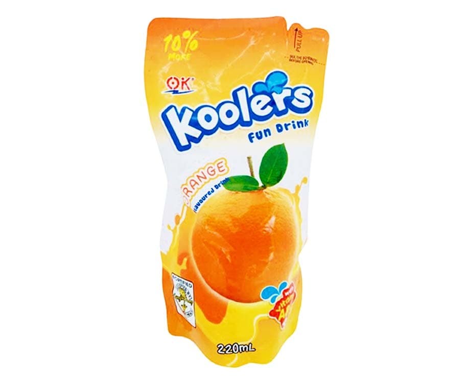 O.K. Koolers Fun Drink Orange Flavoured Drink 220mL