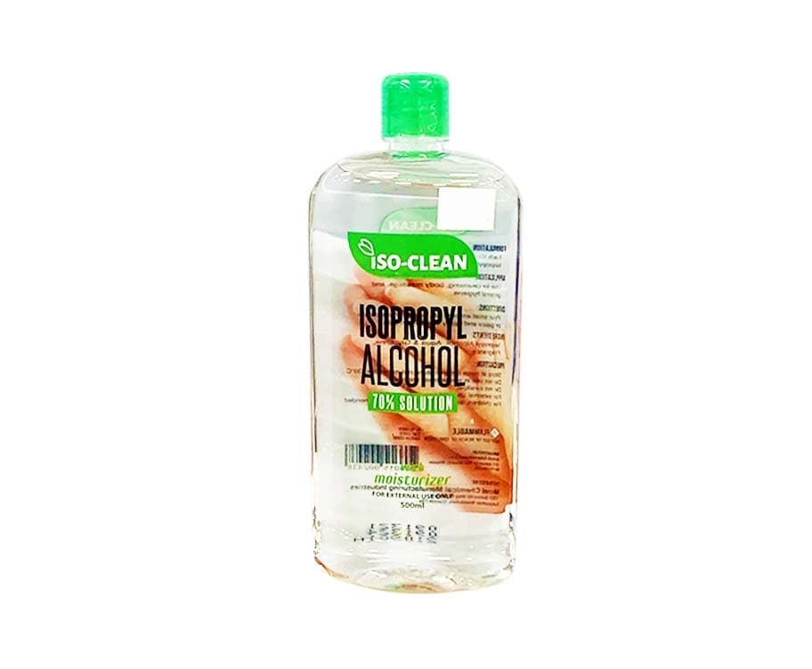 Monsi Iso-Clean Isopropyl Alcohol 70% Solution with Moisturizer 500mL