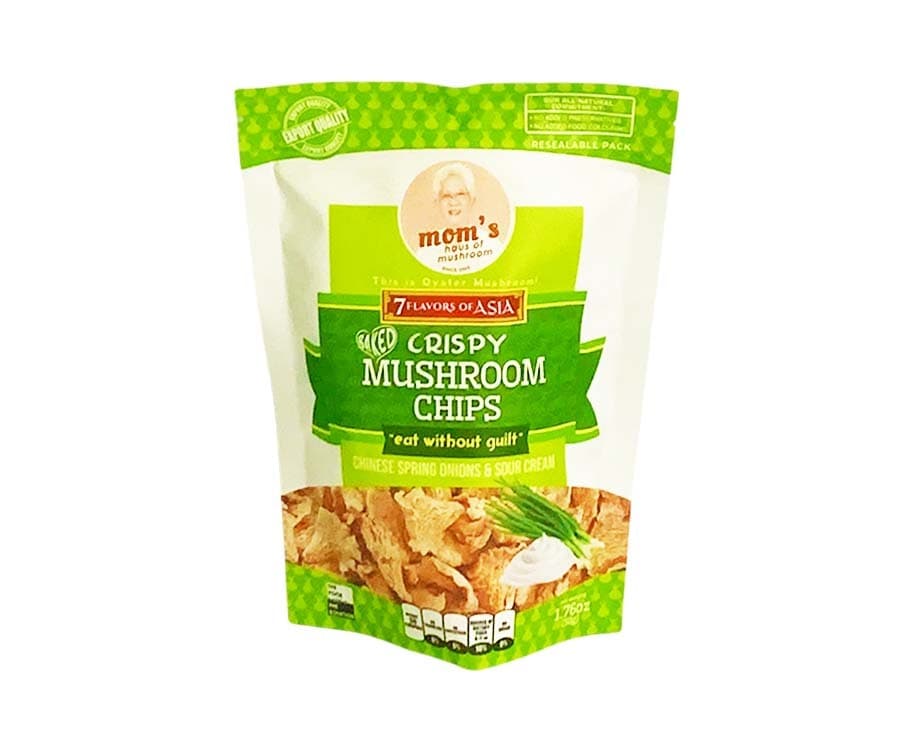 Mom’s Crispy Mushroom Chips Chinese Spring Onions & Sour Cream 1.76oz (50g)