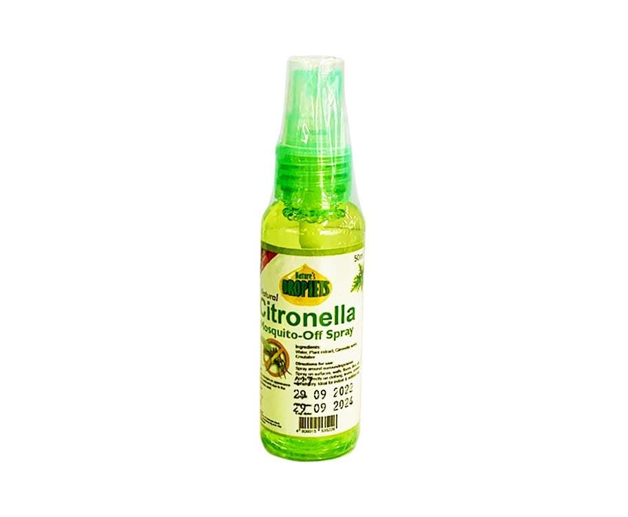 Nature’s Dropiets Natural Citronella Mosquito-Off Spray 50mL